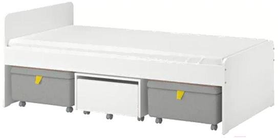 

Каркас кровати+секции IKEA СЛЭКТ [392.847.81], Слэкт