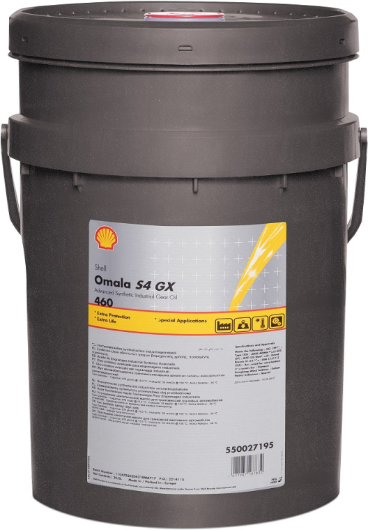 

Масло для техники Shell Omala S4 GXV 460 20л (550047045)