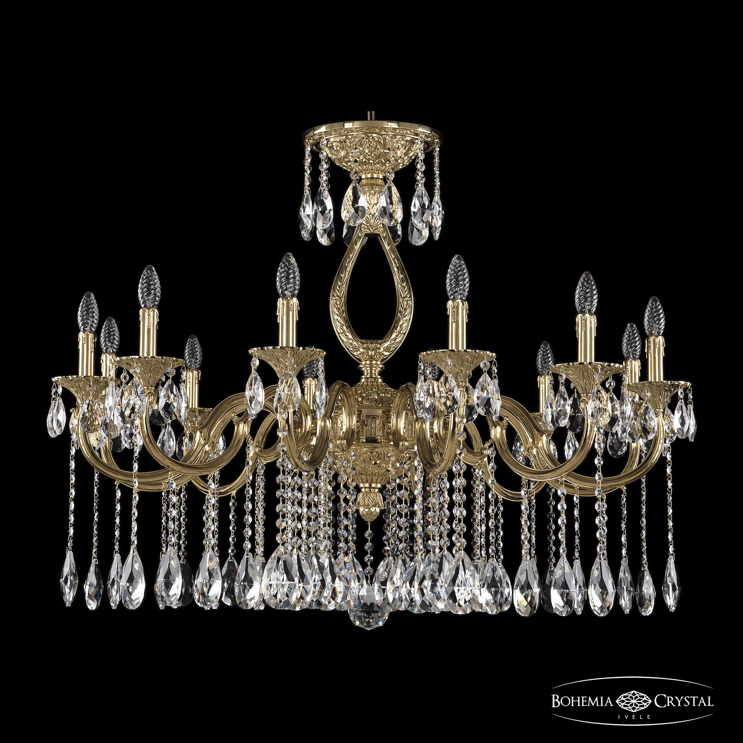 

Подвесная люстра Bohemia Ivele Crystal 72301/12/360 A G