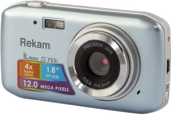 

Фотоаппарат Rekam iLook S755i (серый металлик), Фотоаппарат Rekam iLook S755i серый металлик