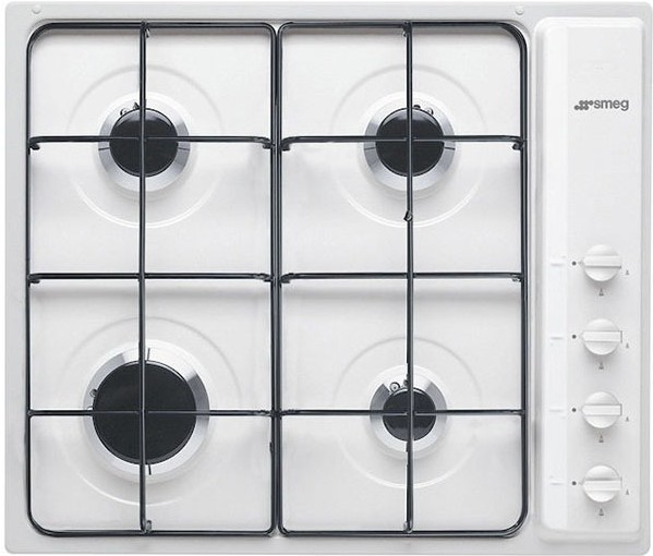 

Газовая варочная панель Smeg S64SB, Варочная панель Smeg S64SB White