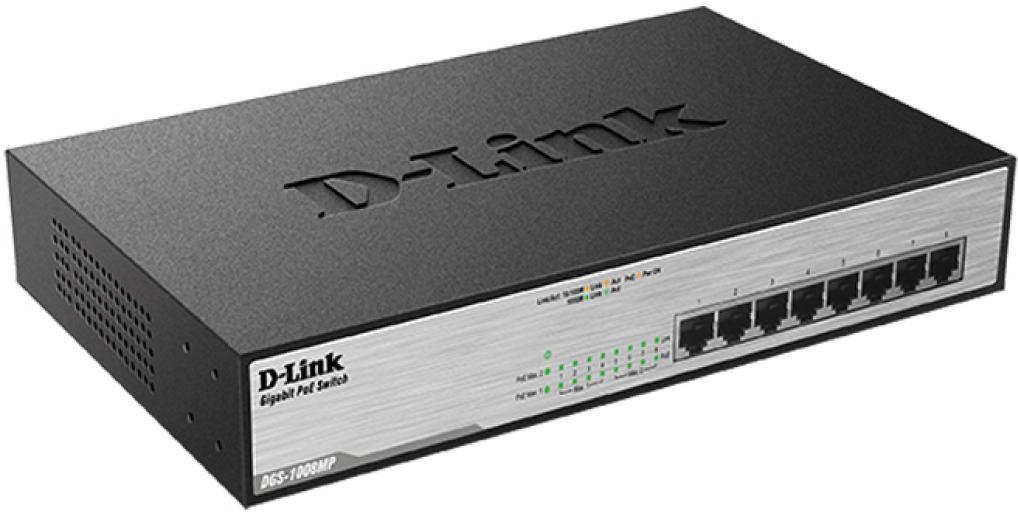 

Коммутатор D-Link DGS-1008MP, DGS-1008MP