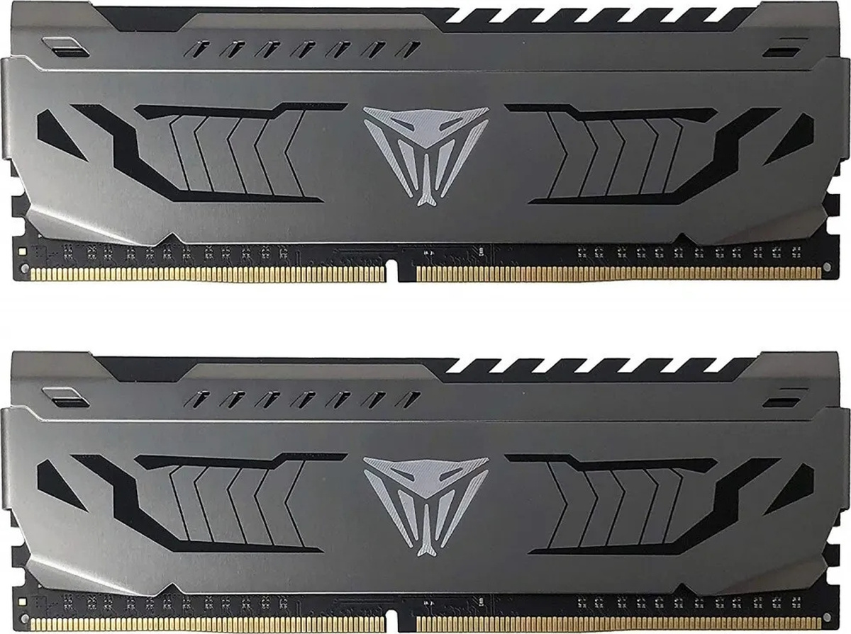 

Оперативная память Patriot DDR 4 DIMM 64Gb PC25600 [PVS464G320C6K], Оперативная память Patriot Viper Steel 2x32GB DDR4 PC4-25600 (PVS464G320C6K)