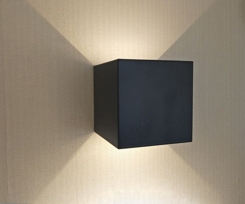 

Бра KinkLight Куб w10x10 h10 Led 6w темно-серый [08585,16(3000K)], Куб w10x10 h10 Led 6w