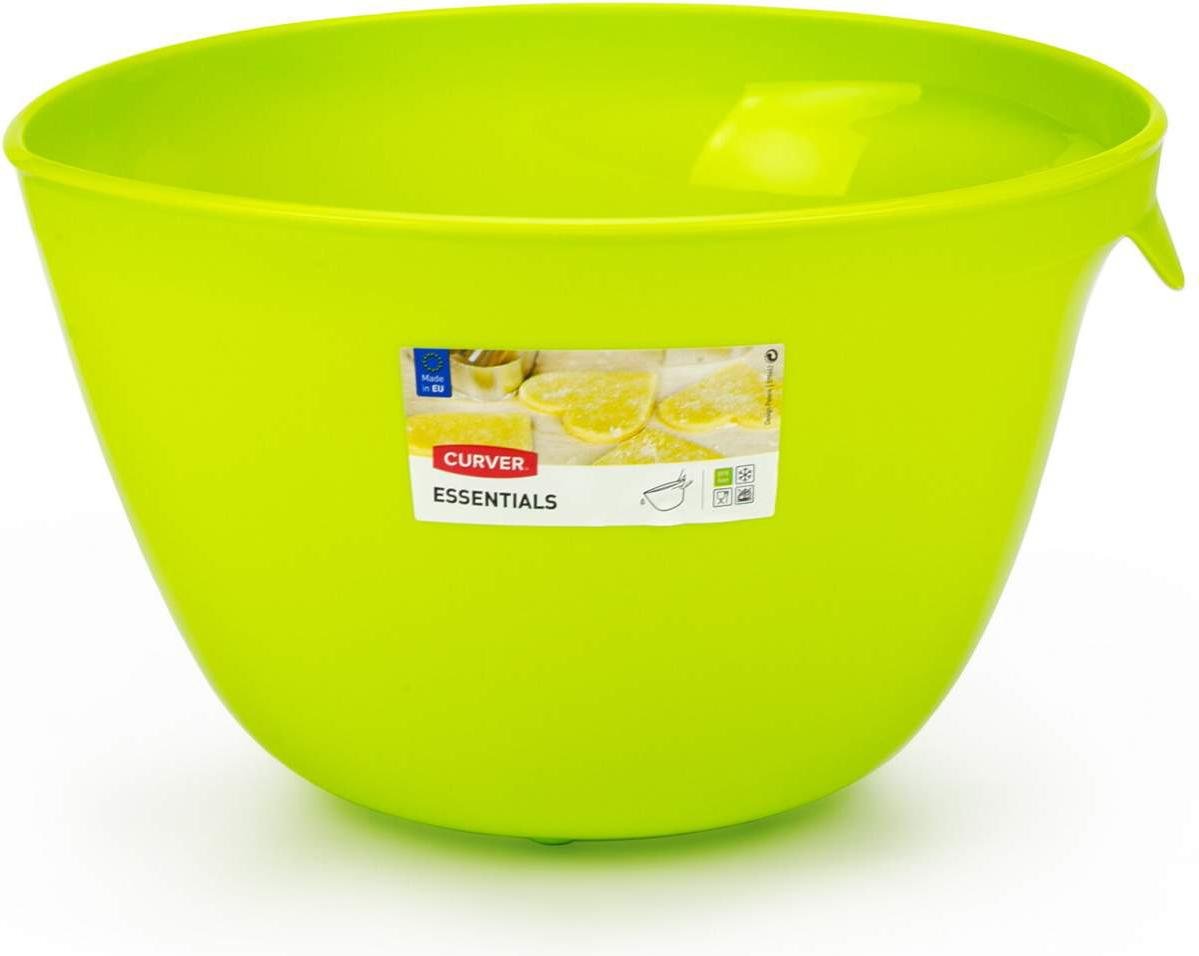 

Посуда Curver Миска для смешивания Essentials 3.5л зеленый [00733-598-00], Миска для смешивания Essentials 3.5л