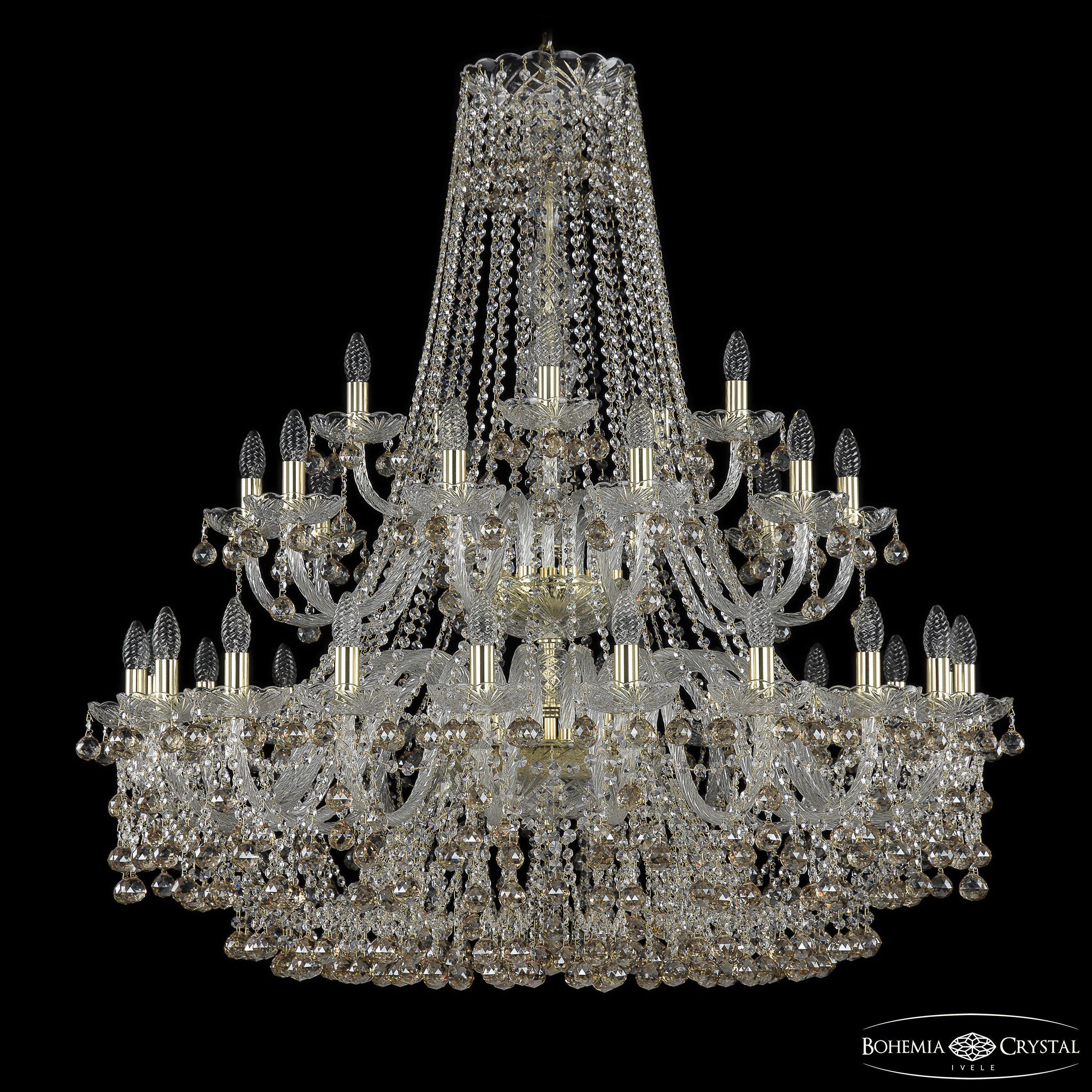 

Подвесная люстра Bohemia Ivele Crystal 1409/20+10+5/400/2d G K721