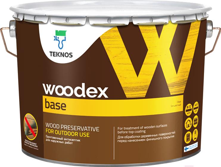 

Грунтовка Teknos Woodex Base для древесины 10л, Woodex Base для древесины 10л