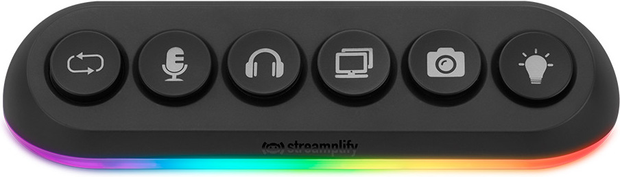 

USB-хаб Streamplify Hub Deck 5-RGB-EU-F-BK