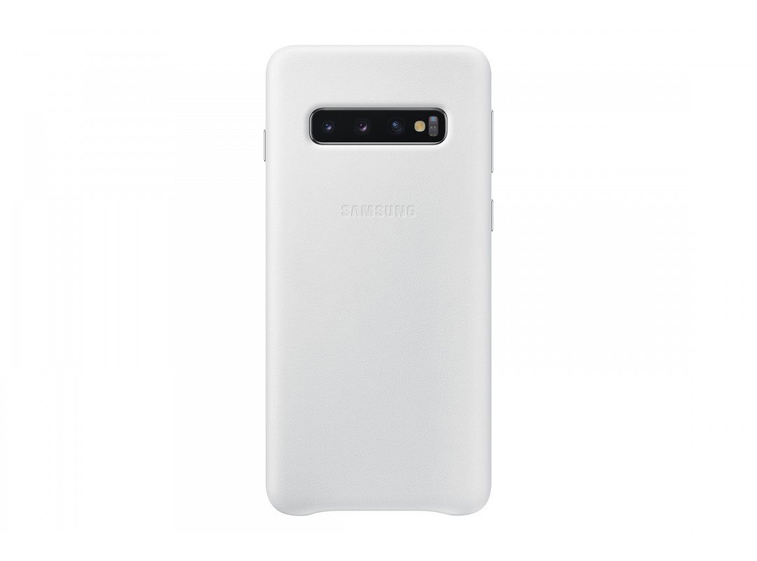 

Чехол для телефона Samsung Leather Cover для S10 White [EF-VG973LWEGRU], Leather Cover для S10