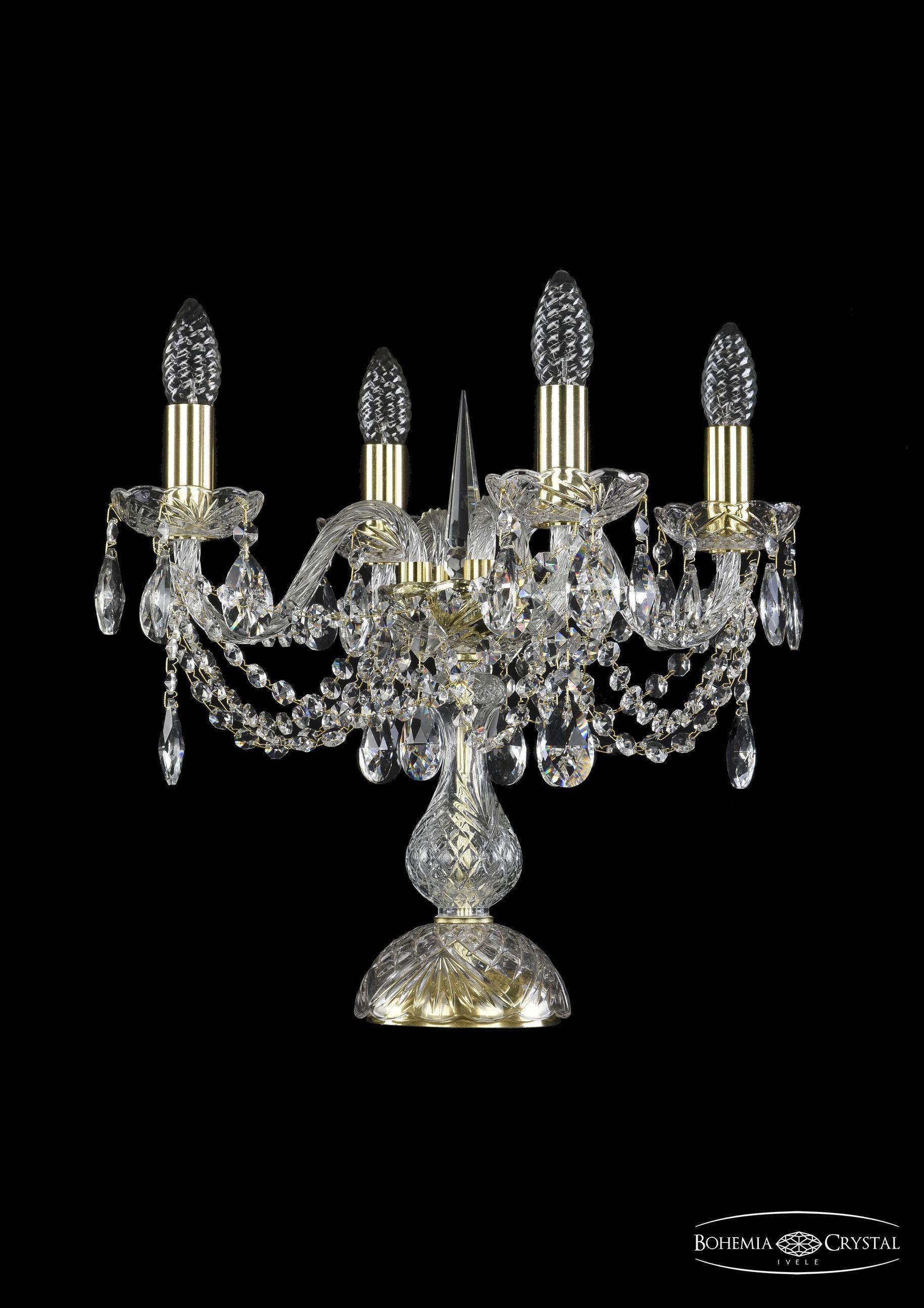 

Подвесная люстра Bohemia Ivele Crystal 1406L/4/141-39/G, Настольная лампа Bohemia Ivele Crystal 1406L/4/141-39/G