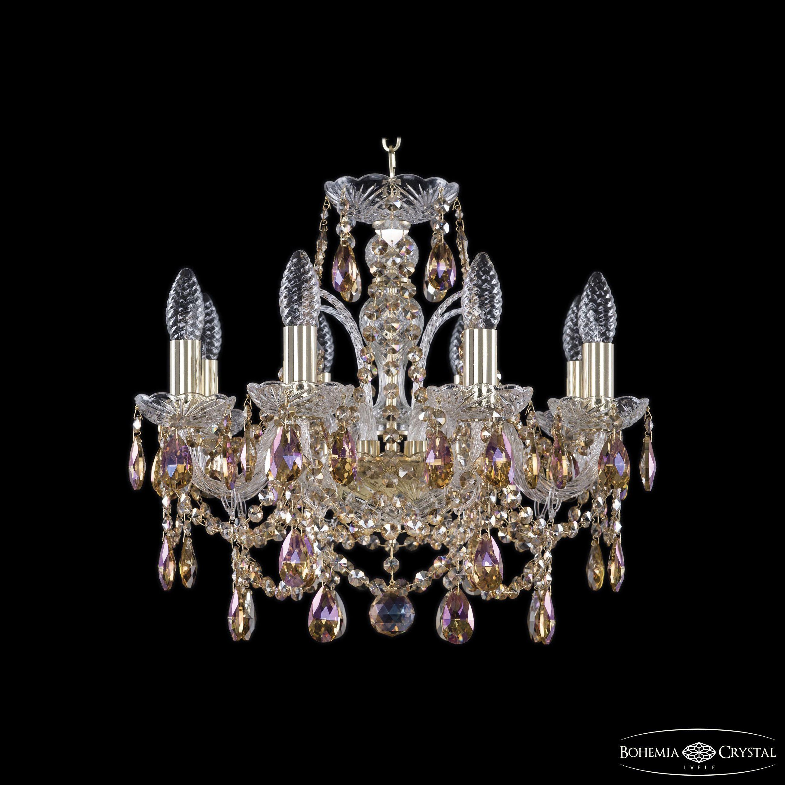 

Подвесная люстра Bohemia Ivele Crystal 1411/8/141 G R777