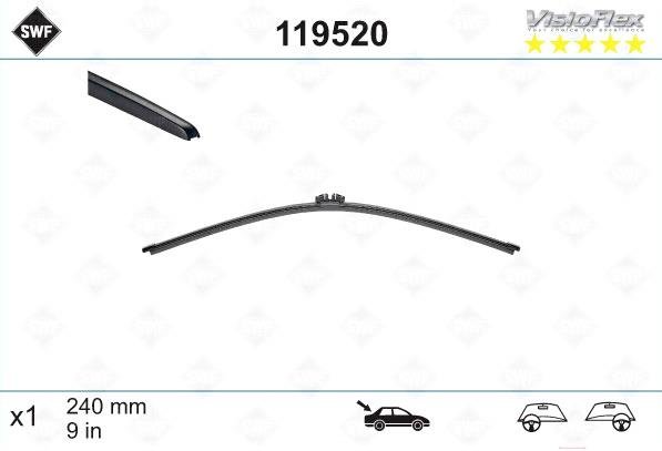 

Щетки стеклоочистителя Valeo 119520, 119520