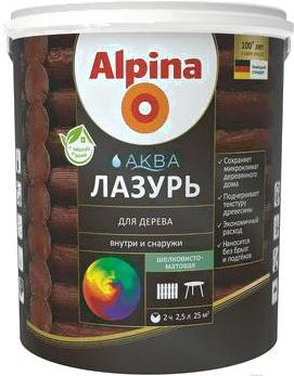 

Лазурь декоративная Alpina Аква (2.5 л) белый, Аква (2.5 л)