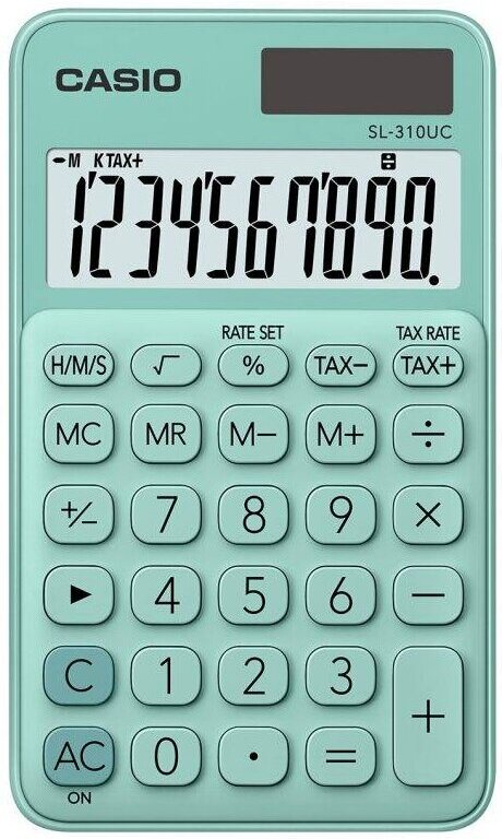 

Калькулятор Casio SL-310UC-GN-S-EC зеленый