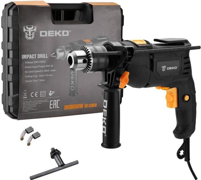 

Электродрель Deko DKID600W SET 2 [063-4126], Электродрель Deko DKID600W SET 2 063-4126