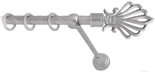 

Карниз Lm Decor Веер 006 1р витой 1.8м сатин, Веер 006 1р витой 16мм 1.8м