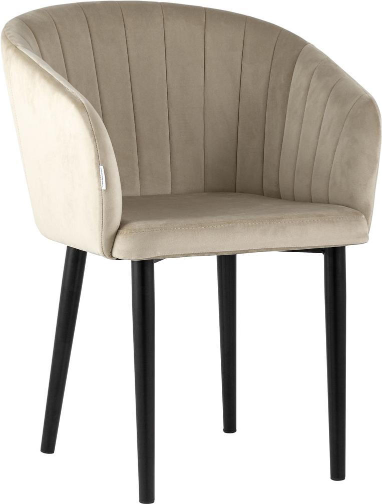 

Стул Stool Group Нейтон с подлокотниками велюр бежевый [AV 307-H07-08], Стул Stool Group Нейтон с подлокотниками велюр AV 307-H07-08 бежевый