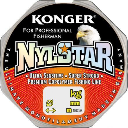 

Леска рыболовная Konger Nylstar 30 м 0,16 мм (215030016)