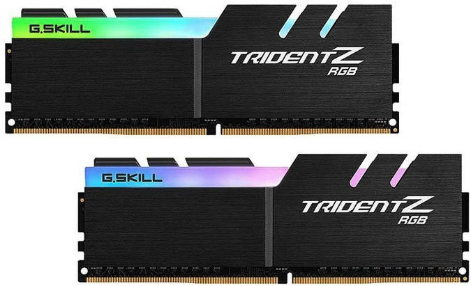 

Оперативная память G.Skill DDR4 TRIDENT Z RGB 32GB 3600MHz, Оперативная память G.Skill Trident Z RGB 2x16GB DDR4 PC4-28800 (F4-3600C18D-32GTZR)