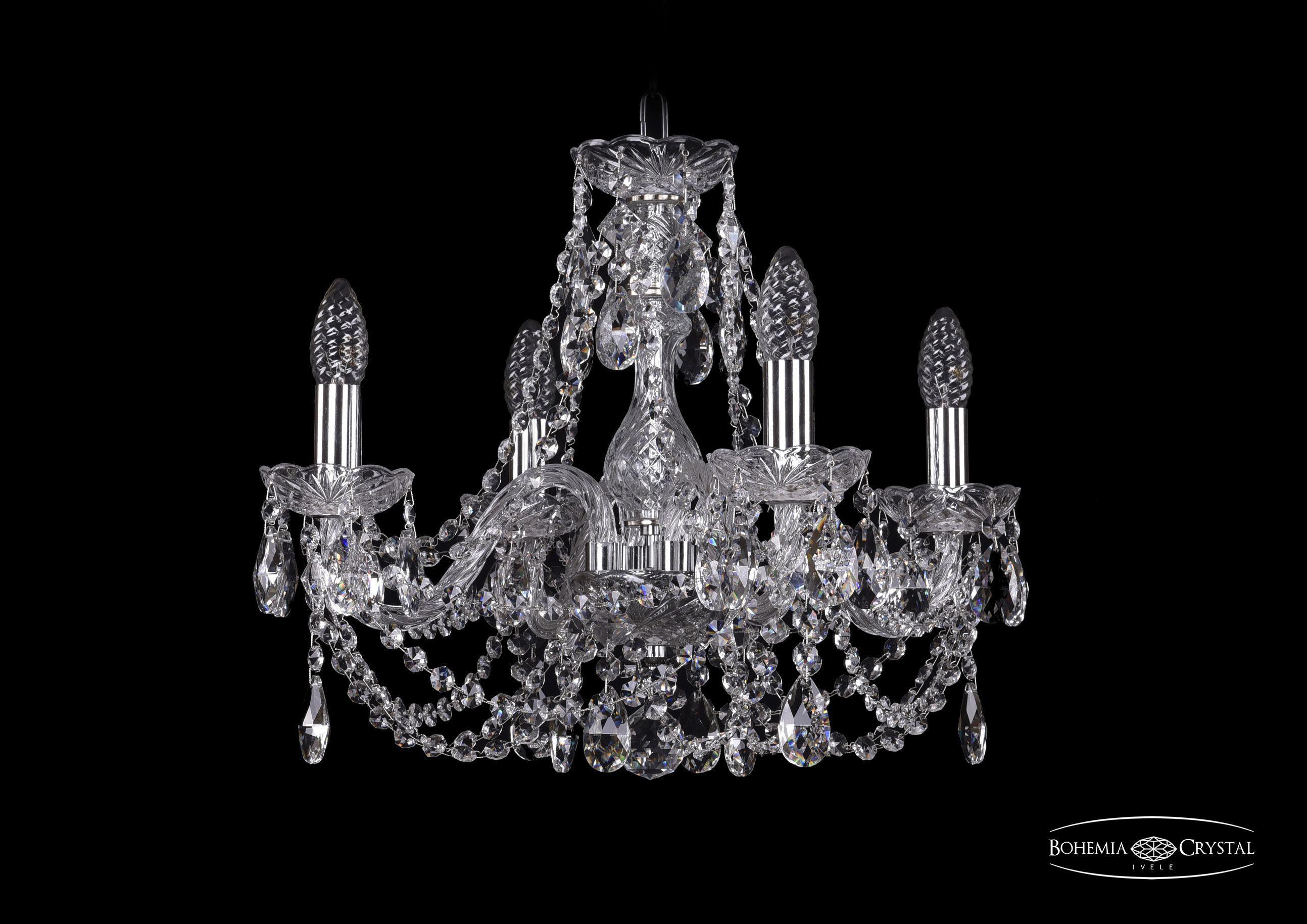 

Подвесная люстра Bohemia Ivele Crystal 1406/4/160/Ni