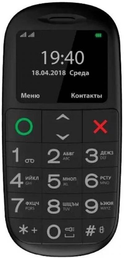 

Мобильный телефон Vertex C312 черный/белый, Мобильный телефон Vertex C312 (черный)