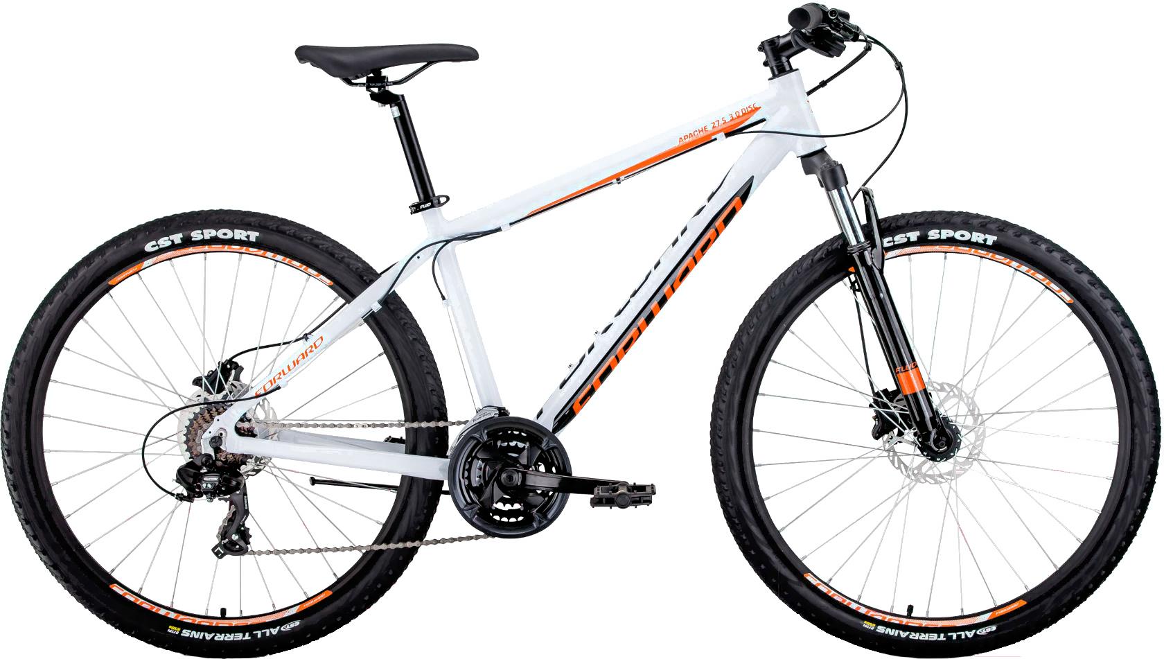 

Велосипед Forward Apache 27.5'' 3.0 disc рама 21 дюйм белый/оранжевый [RBKW0M67Q044], APACHE 27,5 3.0 disc алюм 21