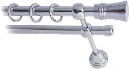 

Карниз Lm Decor Гиро 071 2р гладкий 3.2м хром, Гиро 071 2р гладкий 16мм 3.2м