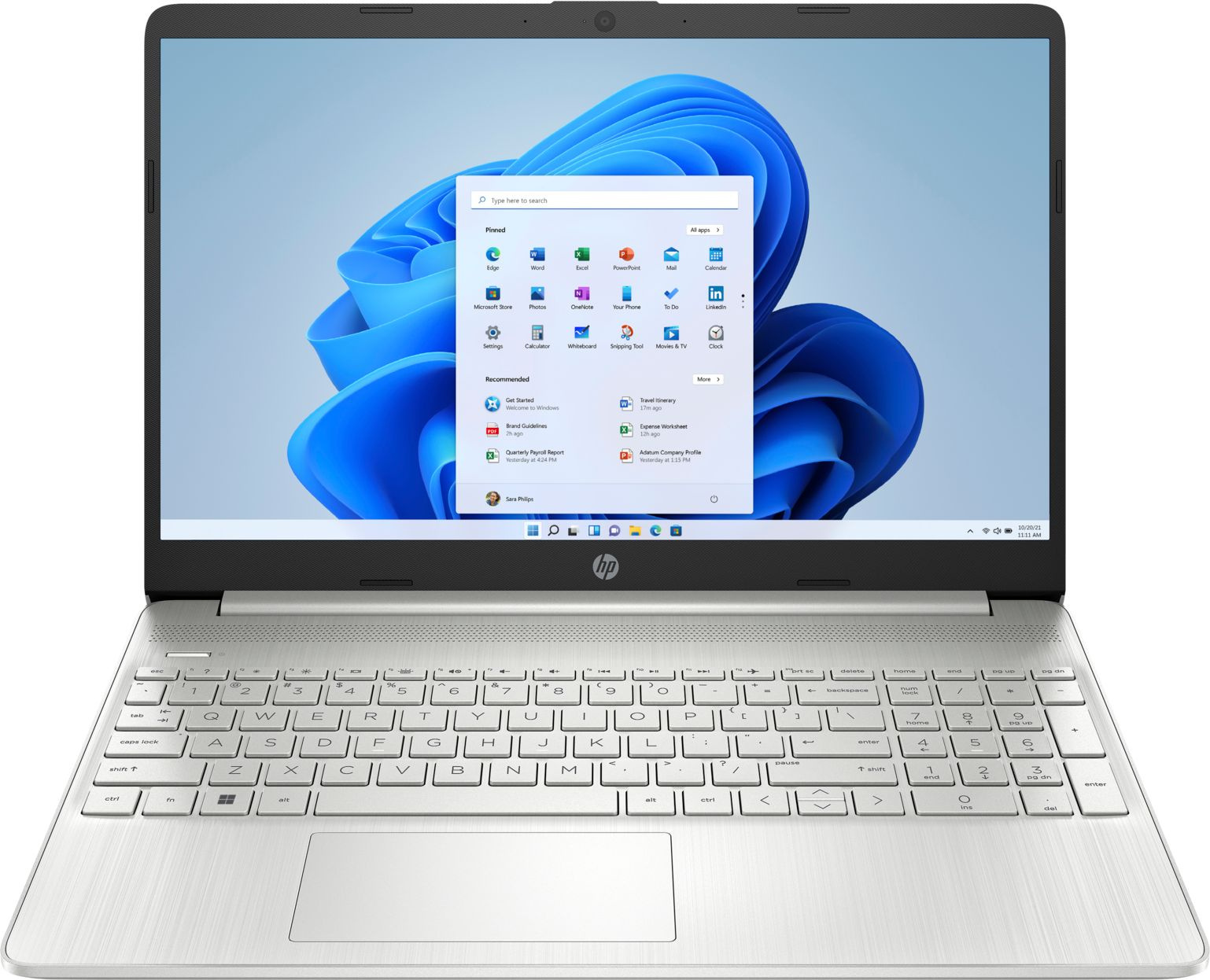 

Ноутбук HP 15z-ef2000 Ryzen 7 5700U серебристый (2J4V8AV)