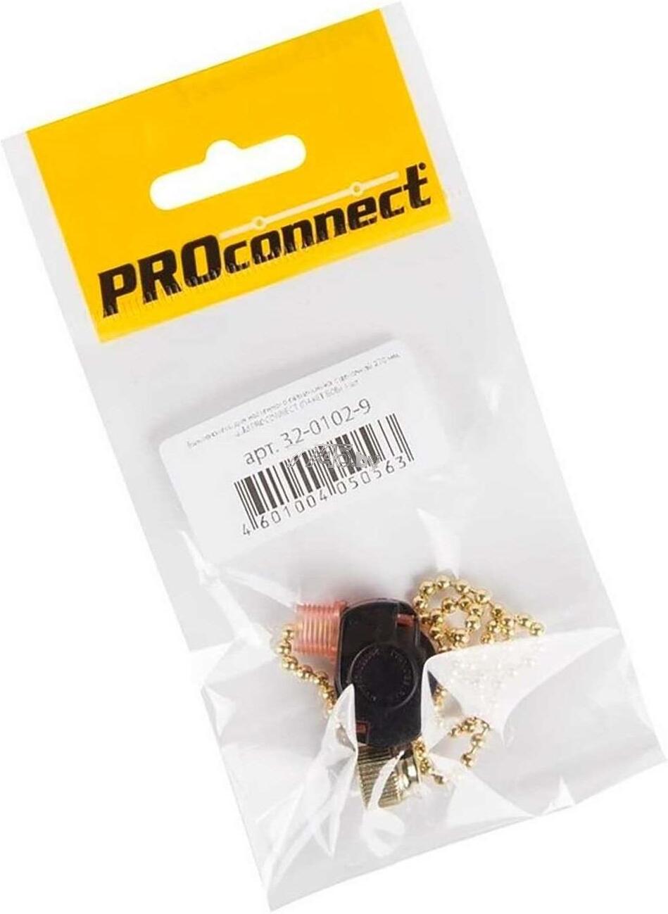 

Выключатель Proconnect 32-0102-9 gold