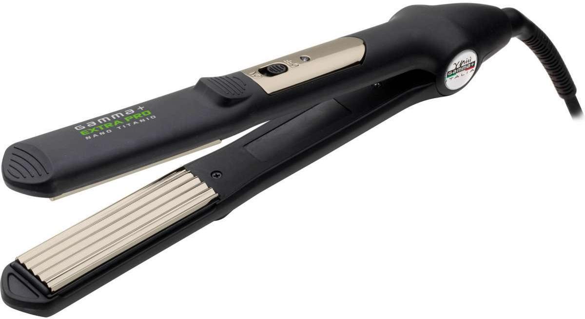 

Щипцы-гофре Gamma Piu Extra PRO Frisee HS-NA1000/21 черный, Щипцы-гофре Gamma Piu Extra Pro Frisee
