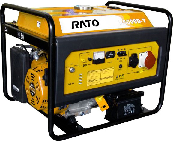 

Бензиновый генератор Rato R6000D-T, Генератор Rato R6000D-T