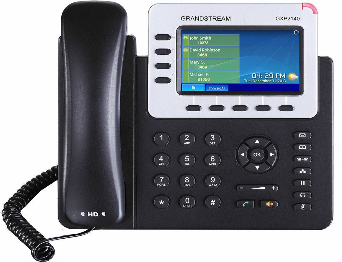 

IP-телефония Grandstream Voip GXP2140, Проводной телефон Grandstream GXP2140