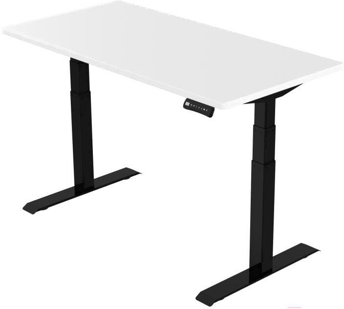 

Стол письменный Smartstol Slim 140x80x1.8 черный+белый