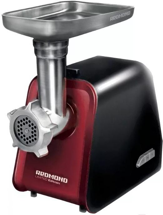 

Мясорубка электрическая Redmond RMG-1250 (черный/красный), Мясорубка Redmond RMG-1250