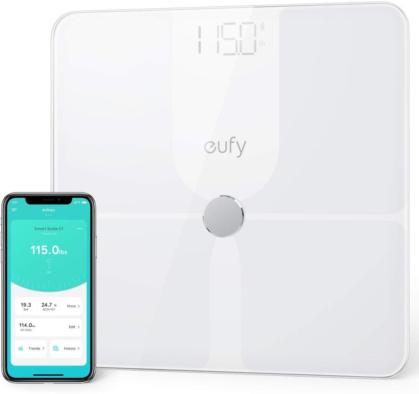 

Напольные весы Anker Eufy Smart Scale P1 White [T9147H21], Напольные весы Anker Eufy Smart Scale P1 T9147H21 White