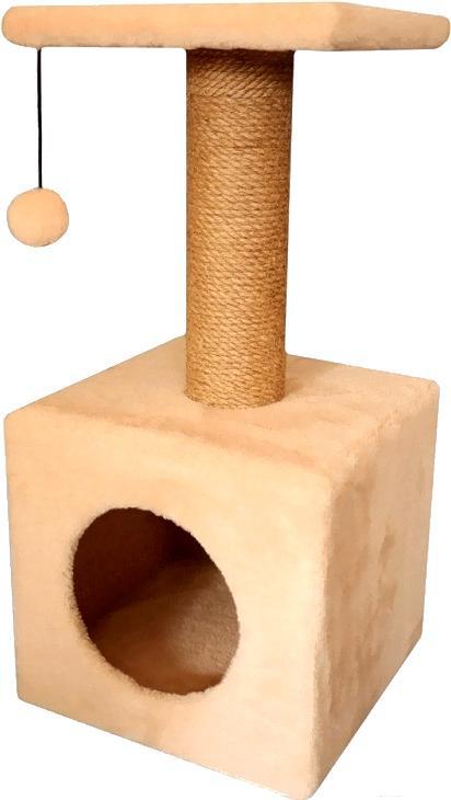 

Когтеточка Cat House Комплекс для кошек 0.65 джут бежевый