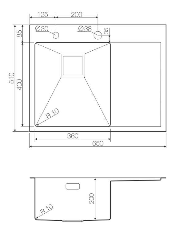 

Кухонная мойка Omoikiri Akisame 65-LG-L [4973083], Akisame 65-LG-L