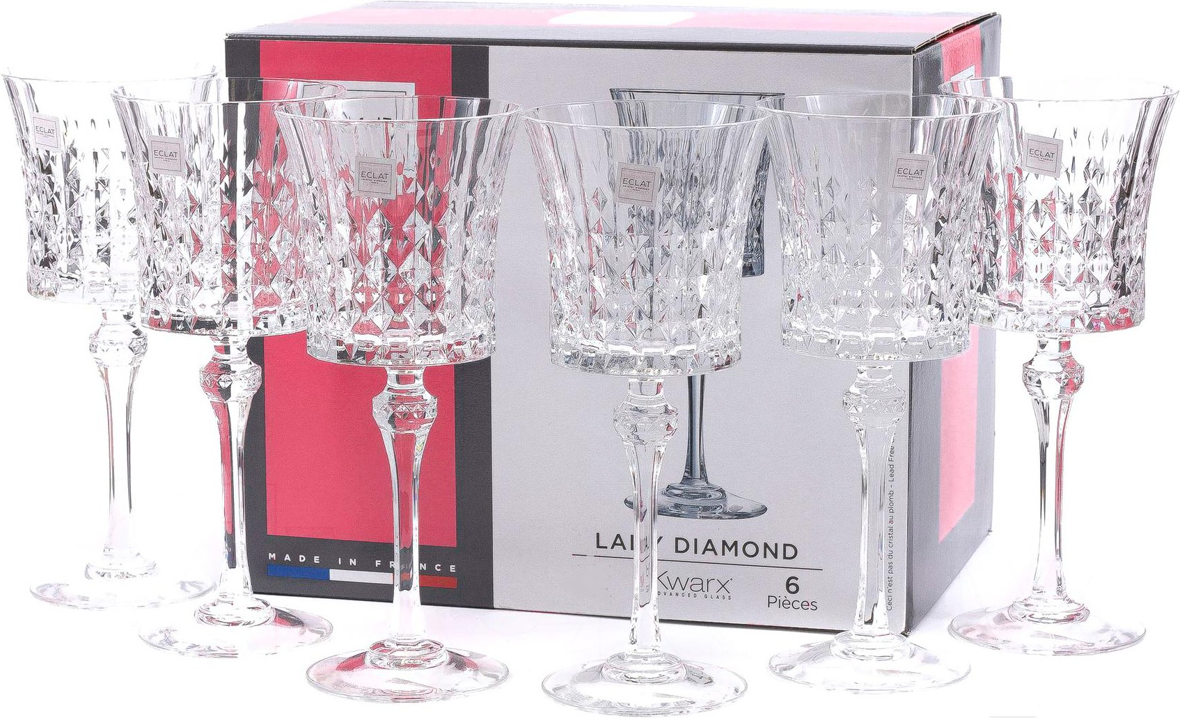 

Набор бокалов для вина Eclat Lady Diamond L9744
