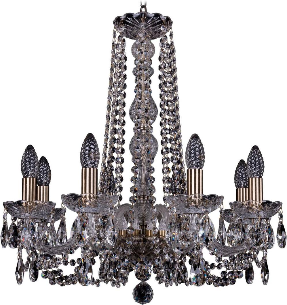 

Подвесная люстра Bohemia Ivele Crystal 1402/8/195/h-58/Pa