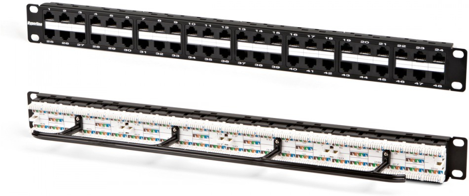 

Патч-панель Hyperline PPHD-19-48-8P8C-C5E-110D