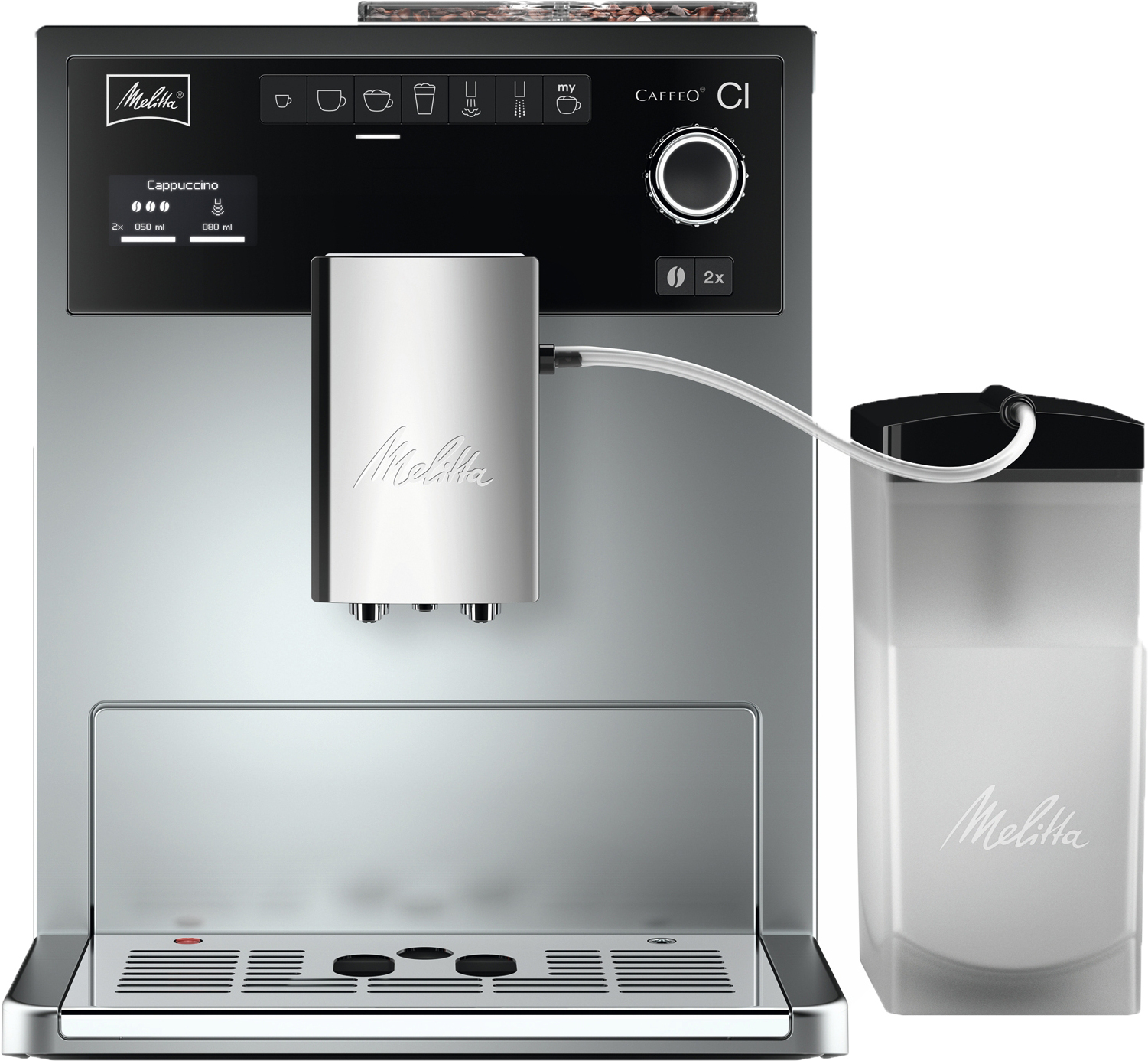 

Кофемашина Melitta Caffeo CI Silver [E 970-101], Эспрессо кофемашина Melitta Caffeo CI E970-101