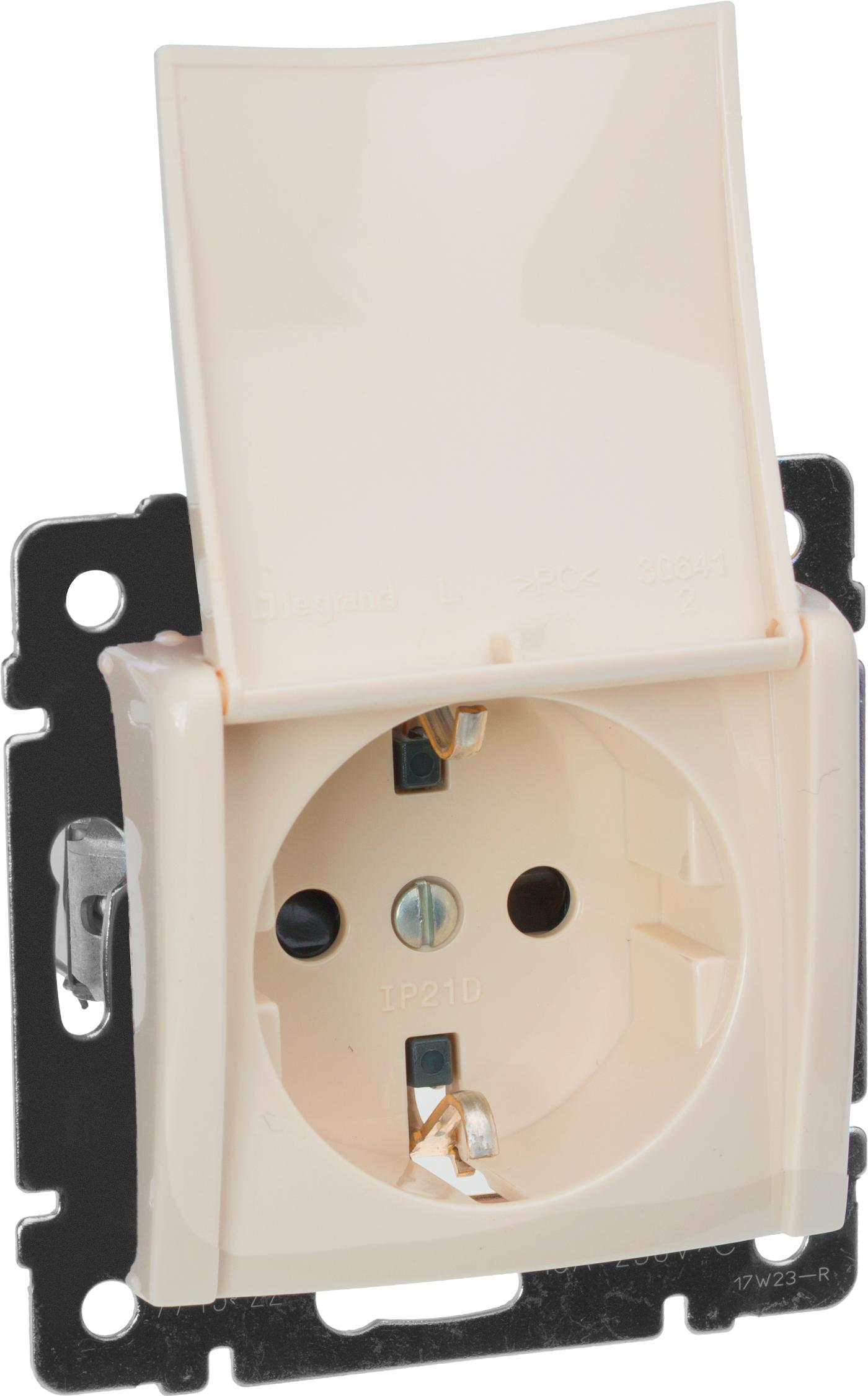 

Розетка Legrand Valena с крышкой [774322], Розетка Legrand Valena с крышкой 774322