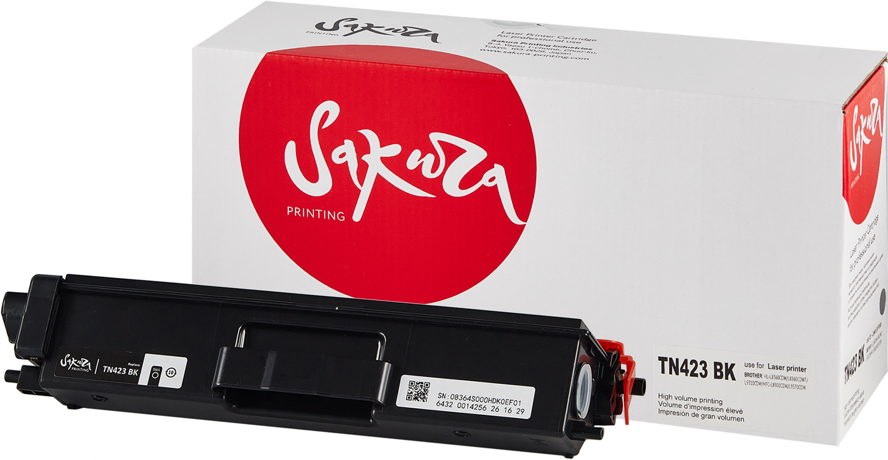 

Картридж Sakura Printing TN423BK (SATN423BK), Картридж лазерный Sakura Printing TN423BK (SATN423BK)
