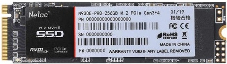 

SSD диск Netac 256Gb N930E Pro Series [NT01N930E-256G-E4X], SSD диск Netac N930E PRO 256GB