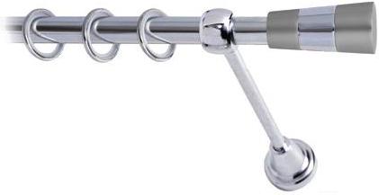 

Карниз Lm Decor Волео 074 1р гладкий 1.6м хром, Волео 074 1р гладкий 16мм 1.6м