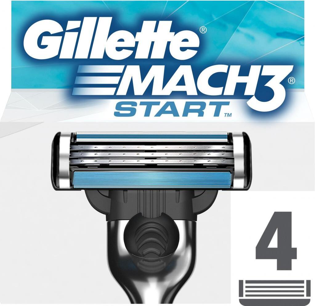 

Сменные кассеты Gillette Mach3 Start 4шт