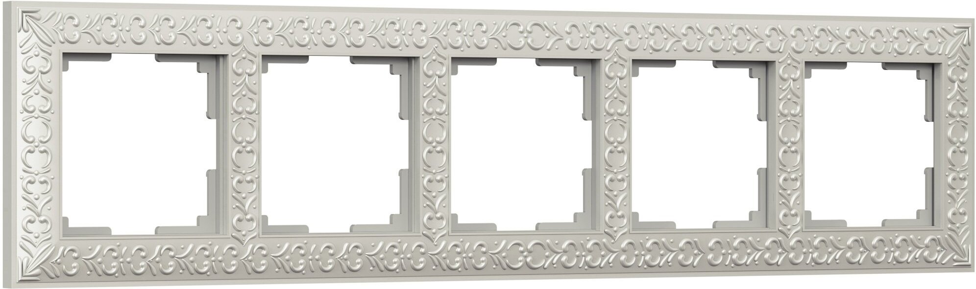 

Рамка для выключателя и розетки Werkel Antik 5 постов WL07-Frame-05 жемчужный [a031786], Рамка Werkel Antik 5 постов WL07-Frame-05 a031786 жемчужный