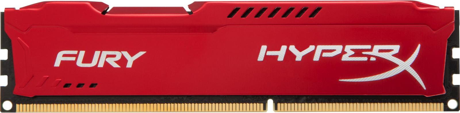 

Оперативная память Kingston HyperX Fury Red 8GB DDR3 PC3-14900 (HX318C10FR/8), HyperX Fury Red 8GB DDR3 PC3-14900