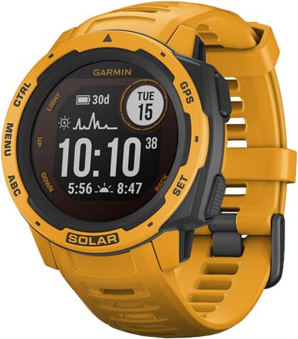 

Умные часы Garmin Instinct Solar 010-02293-09 [желтый], Instinct Solar