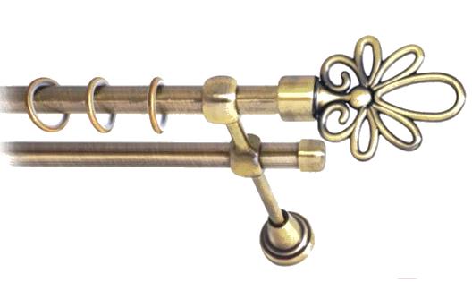 

Карниз Lm Decor Астра 170 2р гладкий 4м антик, Астра 170 2р гладкий 16мм 4.0м